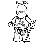 Mewarna10: Kleurplaten Ninjago Kai